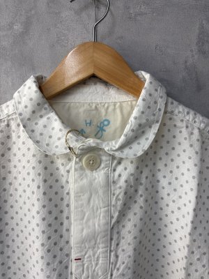 画像3: 2025   快晴堂 ブラウス  1;グレードット  サイズ:5+ (3)