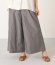 画像7: LILOU+LILY 　TYPEWRITER CLOTH DUNGAREE&STRIPE WIDE PANTS　ブラックシャンブレー　　size:38 (7)