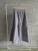 画像1: LILOU+LILY 　TYPEWRITER CLOTH DUNGAREE&STRIPE WIDE PANTS　ブルーストライプ　　size:38 (1)