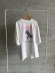 画像1: ALL HOURS 　 7.5OZ PIGMENT DYED HALF SLEEVE　PANTHER TEE　　ホワイト　　サイズ；1 (1)