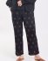 画像4: A VIEW FROM HERE　　 CRAPE EMBROIDERY PANTS 　ブラック (4)