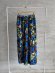 画像1: LILOU+LILY　　FINE VISCOSE BRIGHT PRINT　~IPEKER AMARA~　　ブルー　　　size:38 (1)