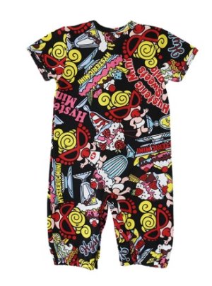 画像2: MY FIRST HYSTERIC   SWEETS PARLOUR総柄 2WAYALL  　14；ブラック系　　サイズ；FREE(60-70cm) (2)
