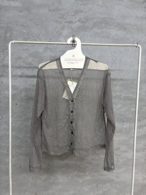 画像1: 2025SS   Bon Vieux Temps　チュールカーディガン　20；GRAY   (1)