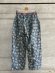 画像3: A VIEW FROM HERE BLOCK PRINT STRAIGHT PANTS　　　BLUE (3)