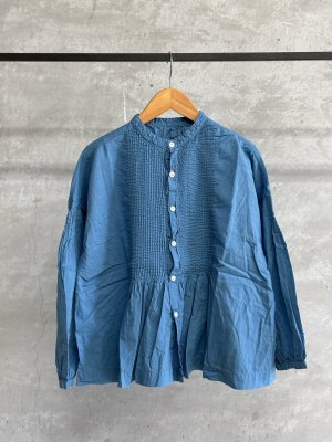 画像1: A VIEW FROM HERE　　　 FAIRTRADE COTTON SHIRTS　　　BLUE (1)