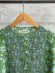 画像2: A VIEW FROM HERE　 BLOCK PRINT SMOCKING BLOUSES　　B.GREEN (2)