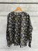 画像4: A VIEW FROM HERE　 BLOCK PRINT SMOCKING BLOUSES　　BLACK (4)