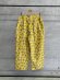 画像1: A VIEW FROM HERE BLOCK PRINT STRAIGHT PANTS　　　A.YELLOW (1)