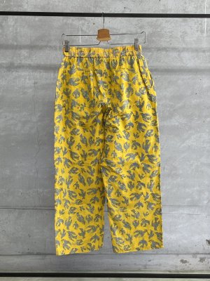 画像3: A VIEW FROM HERE BLOCK PRINT STRAIGHT PANTS　　　A.YELLOW (3)