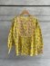 画像1: A VIEW FROM HERE　　 BLOCK PRINT SMOCKING BLOUSES　　A.YELLOW (1)