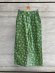 画像1: A VIEW FROM HERE BLOCK PRINT STRAIGHT PANTS　　　B.GREEN (1)