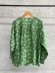 画像4: A VIEW FROM HERE　 BLOCK PRINT SMOCKING BLOUSES　　B.GREEN (4)