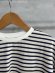 画像3: LILOU+LILY 　30/1　BORDER　6TH　SLEEVE TEE  　ネイビー　size:38 (3)
