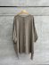 画像1: LILOU+LILY 　COTTON WAVY VOILE COLLER 2WAY TUNIC  　ブラウン　size:38 (1)