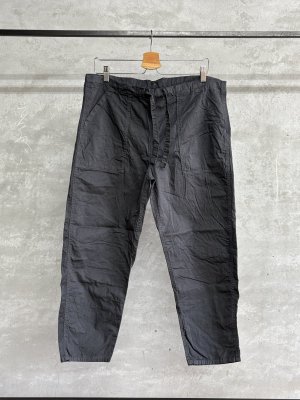 画像1: ALL HOURS 　 COZY　PANTS　FARMENT DYED　　D.CHARCOAL　　サイズ；4 (1)
