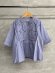 画像1: doux blue　RIBBON TIE ブラウス　51；ライトブルー　サイズ；FREE (1)