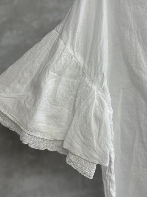 画像3: 40%off 2025SS   Bon Vieux Temps　レースブラウス　　10；WHITE (3)
