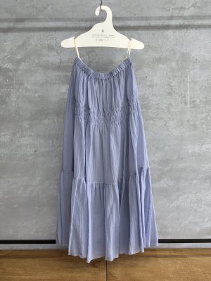 画像1: 2025SS   Bon Vieux Temps　スカート　70；BLUE   サイズ；1 (1)