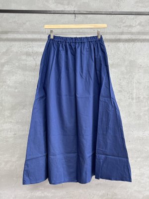 画像3: LILOU+LILY 　60LAWN GATHER SKIRT　D.NAVY　size:38 (3)