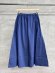 画像3: LILOU+LILY 　60LAWN GATHER SKIRT　D.NAVY　size:38 (3)