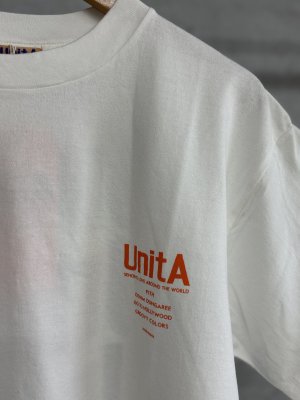 画像2: ☆2025春夏　DENIMDUNGAREE　UnitA 4LOGO Tee　　1：白 (2)