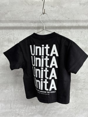 画像3: ☆2025春夏　DENIMDUNGAREE　UnitA 4LOGO Tee　　2:黒 (3)