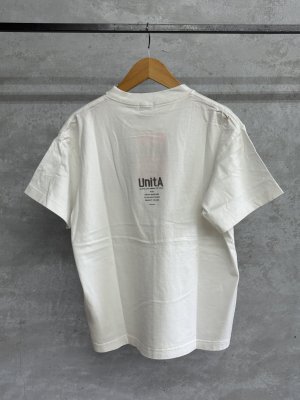 画像3: ☆2025春夏　DENIMDUNGAREE　UnitA LOGO TEE　　1；白 (3)