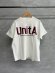 画像1: 2025春夏　DENIMDUNGAREE　UnitA LOGO TEE　　1；白 (1)