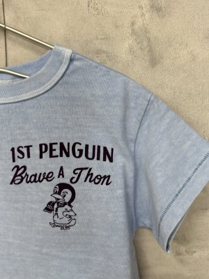 画像2: ☆2025春夏　DENIMDUNGAREE　テンジク　PENNIE　CHANGE　TEE　44；ライトブルー (2)