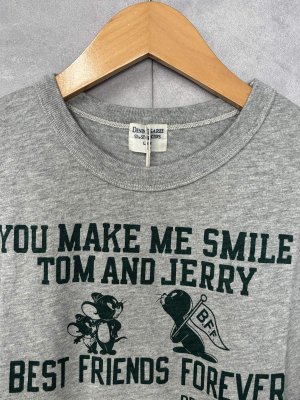 画像2: ☆2025春夏　DENIMDUNGAREE　テンジク　TOM AND JERRY　BFF TEE　3；グレー　　サイズ；02 (2)