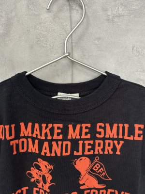 画像2: ☆2025春夏　DENIMDUNGAREE　テンジク　TOM AND JERRY　BFF TEE　2；黒 (2)