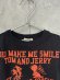 画像2: 2025春夏　DENIMDUNGAREE　テンジク　TOM AND JERRY　BFF TEE　2；黒 (2)