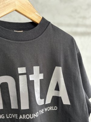 画像2: ☆2025春夏　DENIMDUNGAREE　UnitA LOGO TEE　　2:黒 (2)