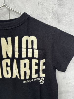 画像2: ☆2025春夏　DENIMDUNGAREE　テンジク　DENIM DUNGAREE TEE　2；黒 (2)