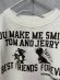 画像2: 2025春夏　DENIMDUNGAREE　テンジク　TOM AND JERRY　BFF TEE　1；白 (2)