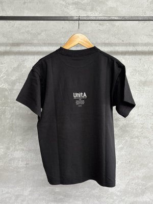 画像3: ☆2025春夏　DENIMDUNGAREE　UnitA LOGO TEE　　2:黒 (3)