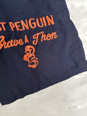 画像2: 40%off 2025春夏　DENIMDUNGAREE　   エステルウェザー　ペンギン　ショートパンツ　4；紺 (2)