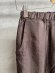 画像2: LILOU+LILY 　ASETATE FRENCH TWILL WIDE  PANTS　　C.BROWN　size:38 (2)