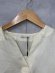 画像2: LILOU+LILY 　ACETATE FRENCH TWILL VINTAGE FINISH SKIPPER SHIRTS 　　A.NATURAL　　size:38 (2)