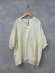 画像1: LILOU+LILY 　ACETATE FRENCH TWILL VINTAGE FINISH SKIPPER SHIRTS 　　A.NATURAL　　size:38 (1)