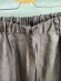 画像4: LILOU+LILY 　ASETATE FRENCH TWILL WIDE  PANTS　　C.BROWN　size:38 (4)