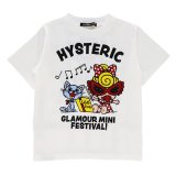 Hystericmini LITTLE BEE 羽付き 半袖Tシャツ 00；ホワイト 16141137