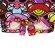 画像3: MY FIRST HYSTERIC　TEDDY MINI MULTI COLOR総柄 ショートオール　　90；マルチ (3)