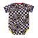 画像2: MY FIRST HYSTERIC　DISTORTION CHECKER総柄 半袖ロンパース　　04；ホワイト系　サイズ；80 (2)