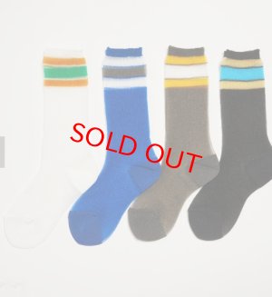 画像1: ☆2025SS　gomme　シアーリブソックス　　サイズ；F (1)