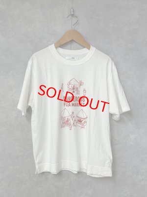 画像1: NATURAL LAUNDRY　C天竺デンジャラスptT　　120:ホワイト　サイズ:2 (1)