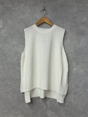 画像1: NATURAL LAUNDRY　パーバーCボートVT 　　120:ホワイト　サイズ:2 (1)