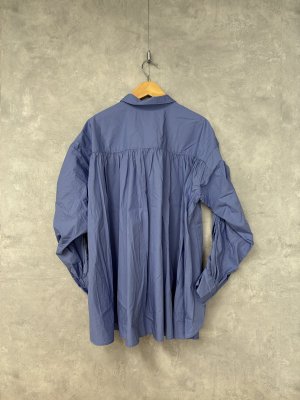 画像4: 2025秋冬　GC　バラードギャザースリーブロングシャツ　　　14:ブルー (4)