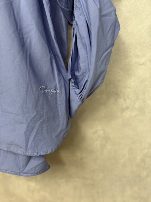 画像2: 2025秋冬　GC　バラードギャザースリーブロングシャツ　　　14:ブルー (2)